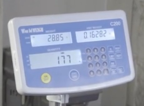 worldweigh c200 weight readout